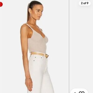 Remain Birger Christensen Beige Tank Knit Top XXS